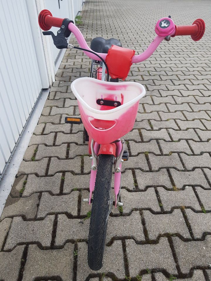 Kinderfahrrad / Mädchen Fahrrad Delphin 18 Zoll, rosa, guter Zust in Kaufering