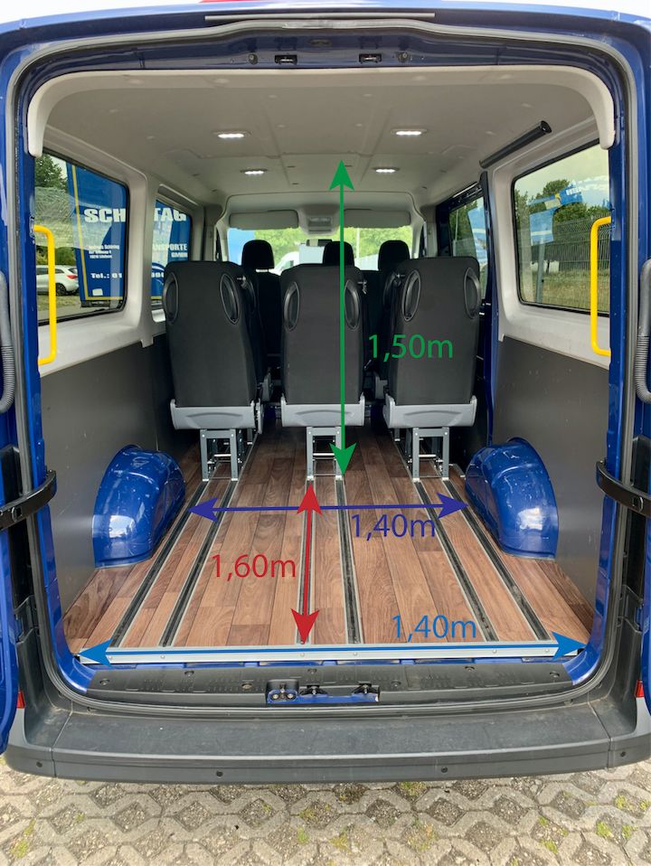 Kleinbus VW Bus mieten Tagesausflug Heidepark Freizeitpark in Lübtheen