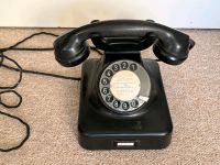 Altes Post Telefon W48 in schwarz als Dekoration Sachsen-Anhalt - Halle Vorschau