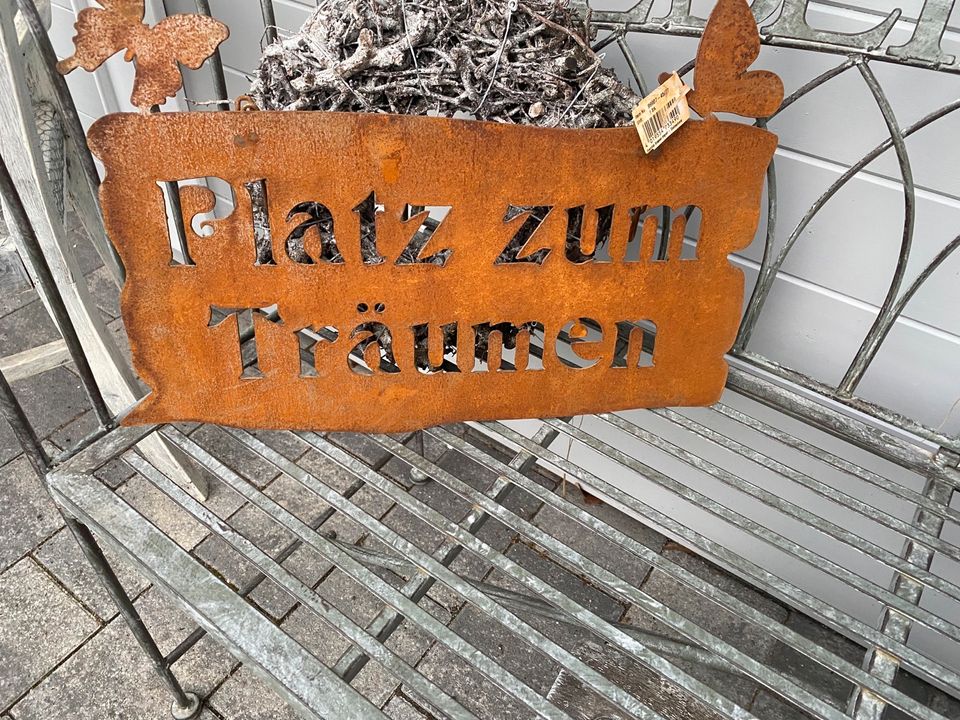 Platz zum Träumen Spruch Schild Wand Deko Rost Garten Balkon in Hessen -  Bad Karlshafen | eBay Kleinanzeigen ist jetzt Kleinanzeigen