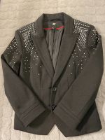 H&M - Schwarzer Blazer mit Strasssteinen Niedersachsen - Braunschweig Vorschau