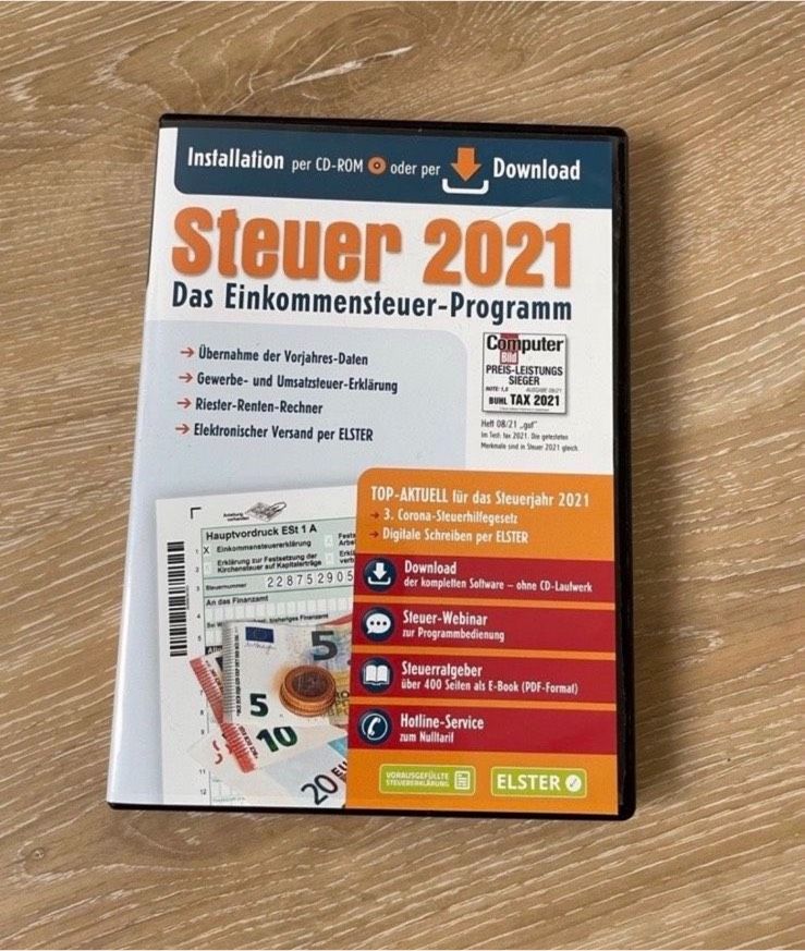 Aldi Steuer CD 2021 Steuererklärung in Neustadt (Wied)