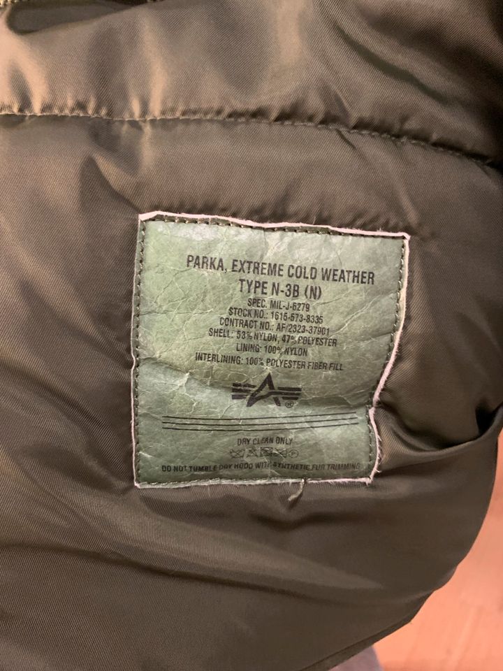 Alpha Industries Herren Jacke L grün in Frankfurt am Main