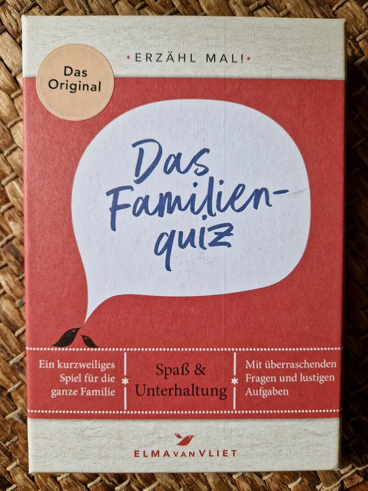 Spiel Das Familien-Quiz Gesellschaftsspiel Kartenspiel Familie in Witzenhausen