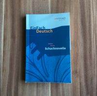 Schullektüre „Schachnovelle“ Stefan Zweig Hessen - Wiesbaden Vorschau