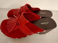 Esprit Clogs Holz Rot mit Schleife Nordrhein-Westfalen - Paderborn Vorschau