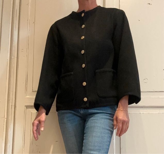 Yves SAINT LAURENT Rive Gauche Paris Jacke little black jacket in Surberg