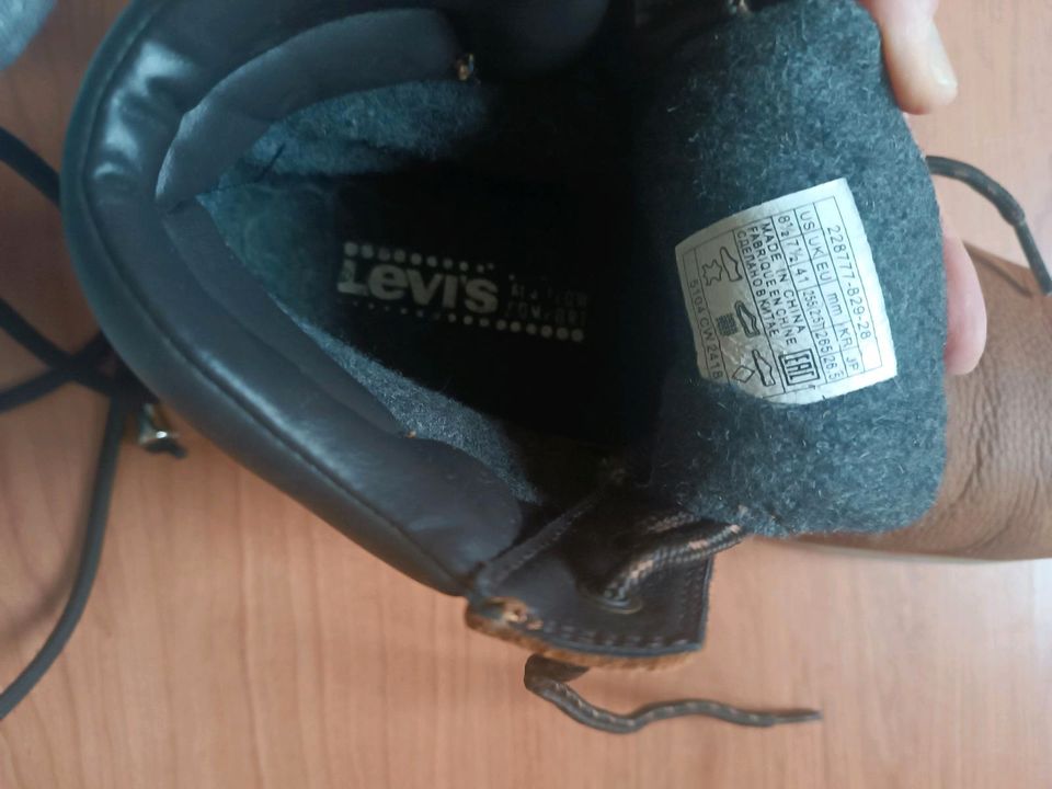 Levi's Stiefel Schuhe Gr.41 dry Leder wasserdicht in Nürnberg (Mittelfr)