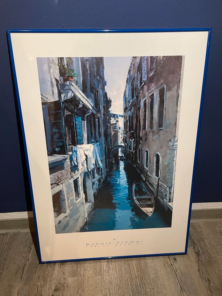 Robert Schaar Bild Blau Venice Morning Wasser Venedig Poster in Bielefeld