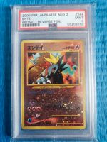 Pokemon Karten PSA 9 MINT 2000 Entei PROMO Reverse Foil JP Lübeck - Buntekuh Vorschau