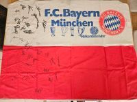 alte unterschriebene FC Bayern Fahne, rar Kr. Altötting - Garching an der Alz Vorschau