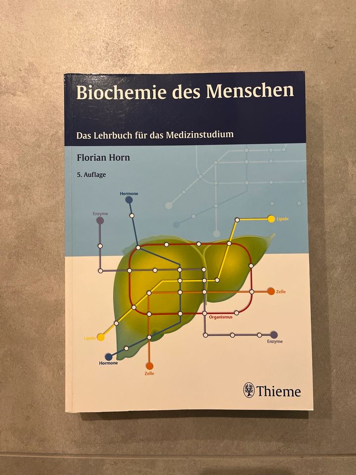 Biochemie des Menschen 5. Auflage, Florian Horn, Thieme in Dortmund