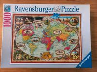 Puzzle 1000 Teile "Mit dem Fahrrad um die Welt" Ravensburger Nordrhein-Westfalen - Langenfeld Vorschau