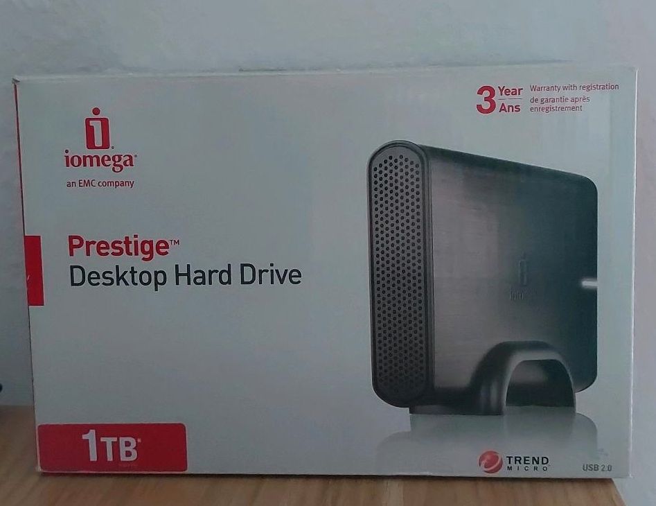 Iomega Prestige Desktop Hard Drive - externe Festplatte 1 TB in Kiel