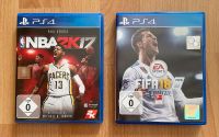 PlayStation 4 (PS4)-Spiele "NBA 2K17" & "FIFA 18" Hessen - Bruchköbel Vorschau