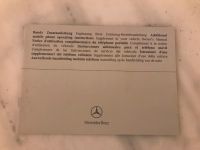 Mercedes W210,W202,W208, Handy Zusatzanleitung Hessen - Büdingen Vorschau