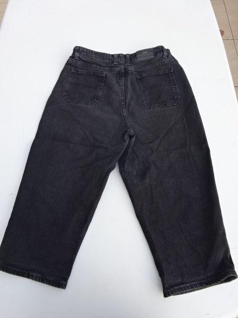 Lee, 3/4 kurze Jeanshose, schwarz,Damen, Gr. 42, Gummizug,Taschen in Bielefeld