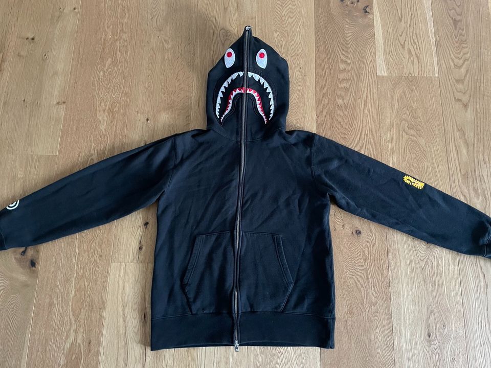 A bathing ape Bape Sweatjacke Jackw schwarz Größe M in Herdecke