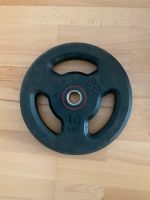 Hantelscheibe gummiert mit Griffen - 10 kg 28 mm Innendurchmesser Nordrhein-Westfalen - Korschenbroich Vorschau