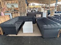 Set Ecksofa & 3-Sitzer Chesterfield anthrazit Luxus Microfaser Bielefeld - Bielefeld (Innenstadt) Vorschau