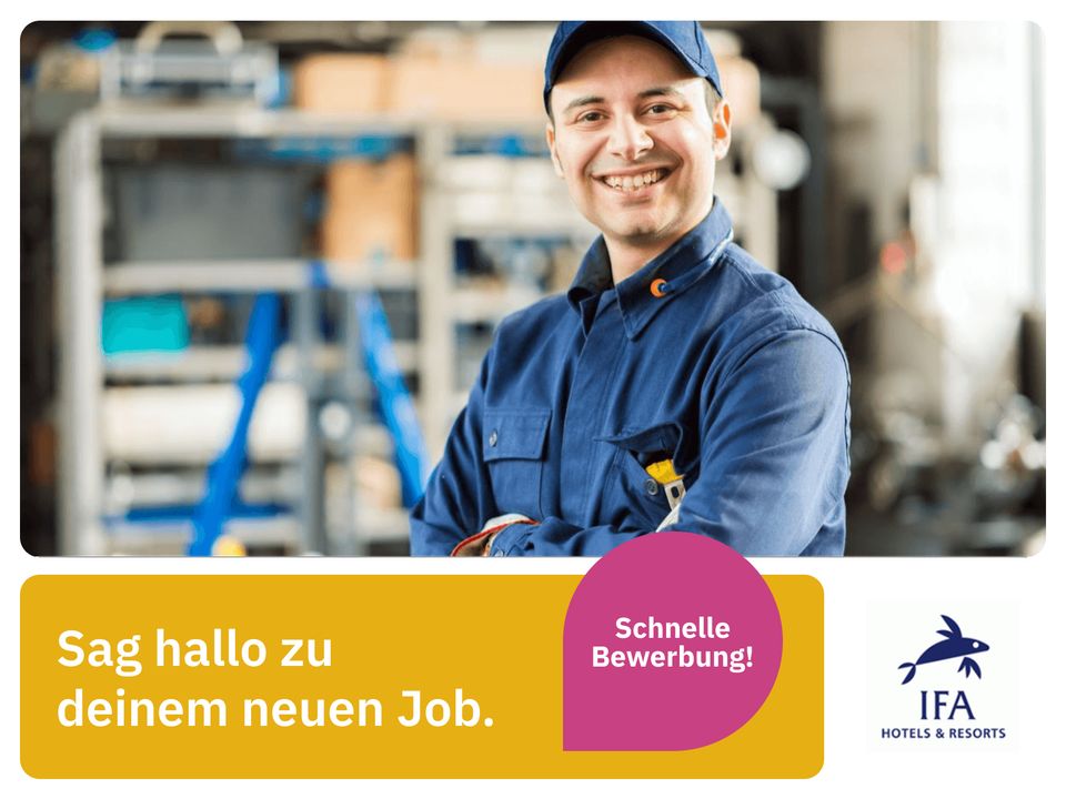 Technischer Leiter (m/w/d) ( IFA Hotel & Touristik) *50000 - 60000 EUR/Jahr* in Binz Technik Hausverwaltung Haushandwerker technischer Hausmeister in Ostseebad Binz