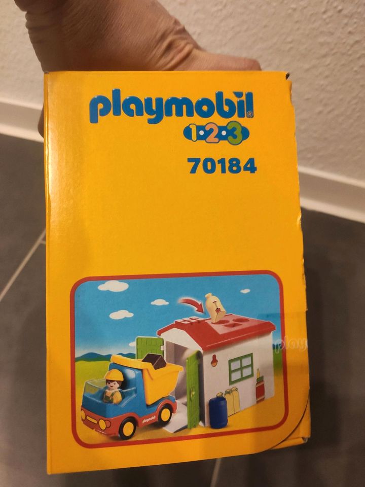 NEU Playmobil 1 2 3 Playmobil 1.2.3. 70184 LKW mit Sortiergarage in Karlsruhe