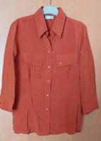 braune Damen Bluse Hemdbluse Hemd Gr. M 38 40 v.Bonita aus Leinen Brandenburg - Liebenwalde Vorschau