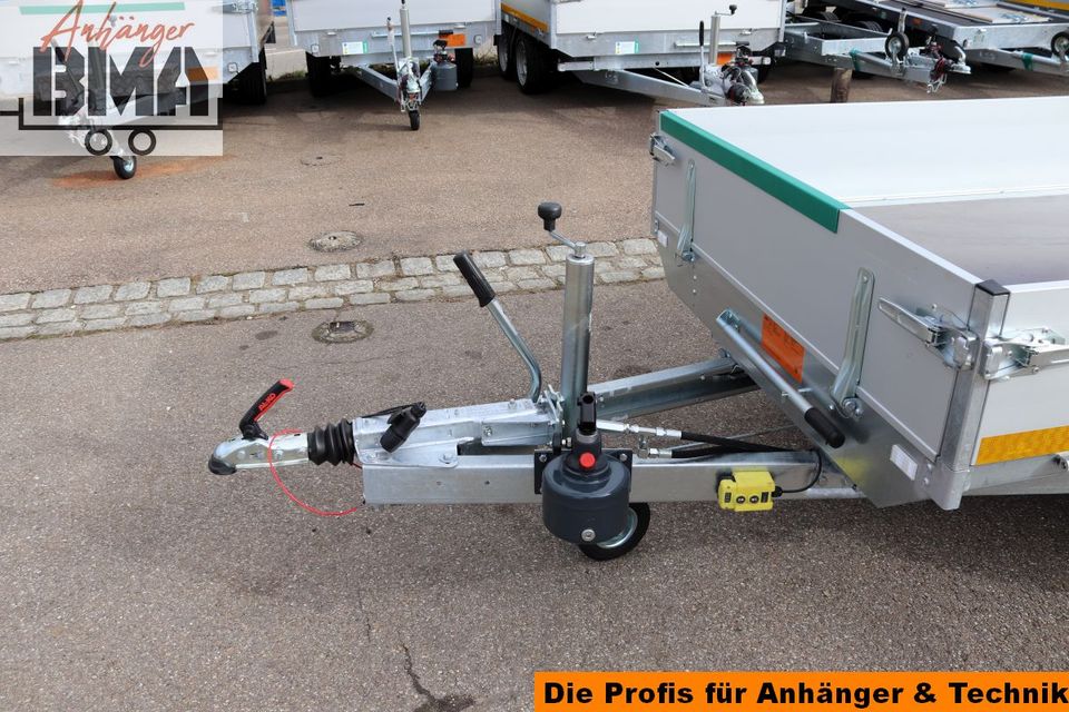 EDUARD Anhänger BASIC Rückwärtskipper 250x145x30 1500kg E&H-Pumpe in Mühlhausen im Täle