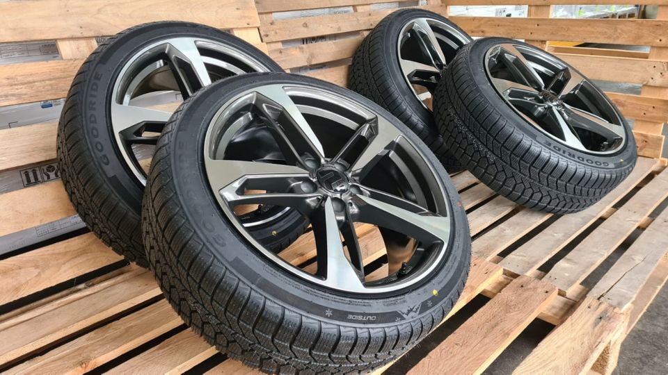 18 Zoll 2DRV DS1 Wheelworld 5x112 Felgen Grau Poliert Allwetterreifen Kompletträder Audi A4 B8 8K S Line A6 4F Mercedes E Klasse W212 W213 Ganzjahresreifen Allwetterräder NEU in Rodgau