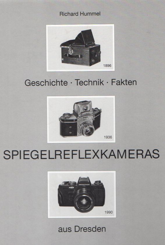 Spiegelreflexkameras aus Dresden R.Hummel  Edition Reintzsch 1995 in Frankfurt am Main