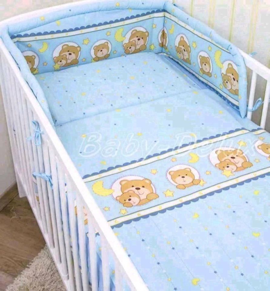 SET - Babybett 140 x 70 in Aue