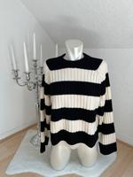 H&M Damen Sweatshirt langärmlig gestreift Strick beige, Gr. L-XL Nordrhein-Westfalen - Kaarst Vorschau