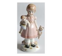 Porzellanfigur Wagner & Apel Mädchen mit Puppe und Teddy Amelie Bayern - Lohr (Main) Vorschau