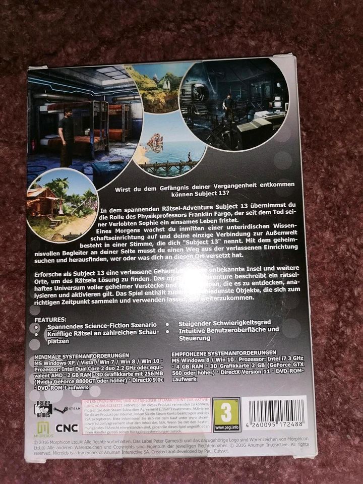 Subject 13 Classics Adventure PC Spiel in Dresden