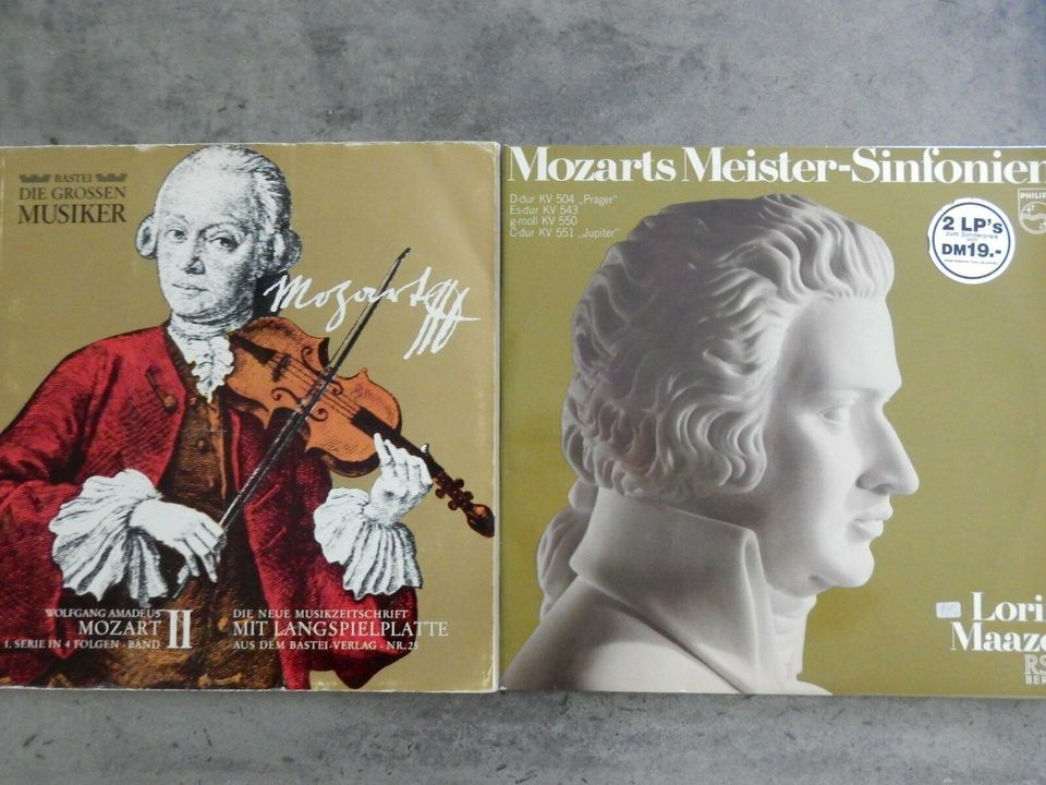 10x Mozart Vinyl LP Schallplatten in Bochum