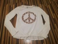 Longsleeve Langarmshirt C&A Peace mit Spitze Größe 146/152 Nürnberg (Mittelfr) - Nordstadt Vorschau