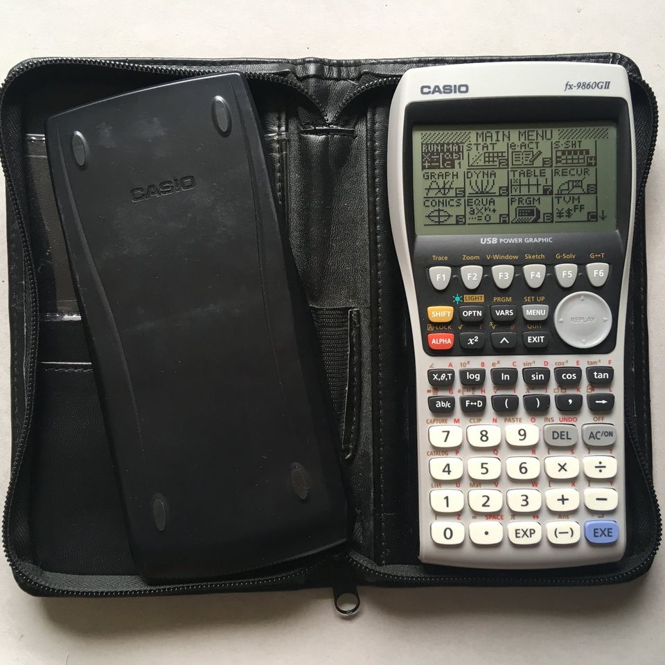 Casio FX-9860G II Grafikrechner, Taschenrechner mit Case in Niedersachsen -  Melle | eBay Kleinanzeigen ist jetzt Kleinanzeigen