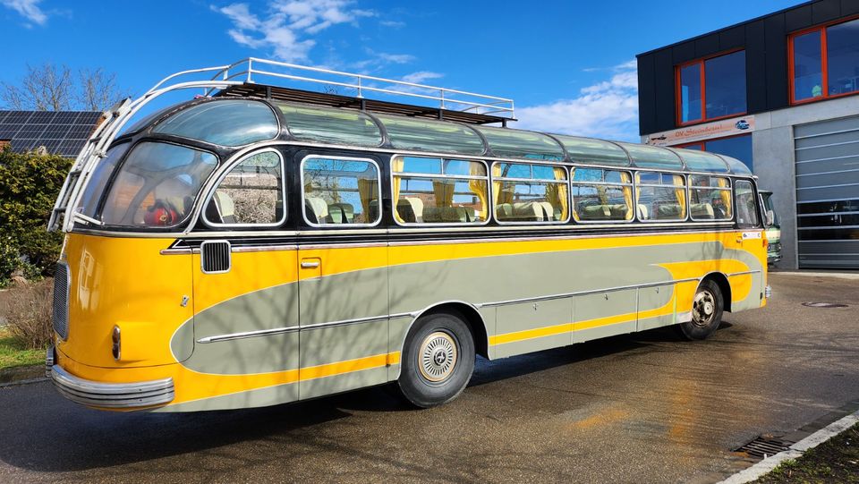 Oldtimer Vermietung Setra Kässbohrer S 6,VW T 1 Samba, Opel Blitz in Erbach