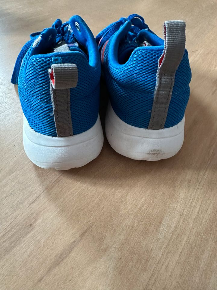 Adidas 36 2/3 blau Turnschuhe Hallenschuhe blau orange Kinder in Freiburg im Breisgau