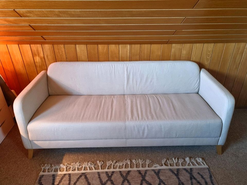 Ikea Sofa LINANÄS 3er-Sofa in beige in Schloß Holte-Stukenbrock