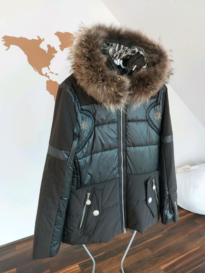 Sportalm Skijacke Winterjacke Hödur Damen braun Gr 40 Fell Pelz in Mülheim (Ruhr)