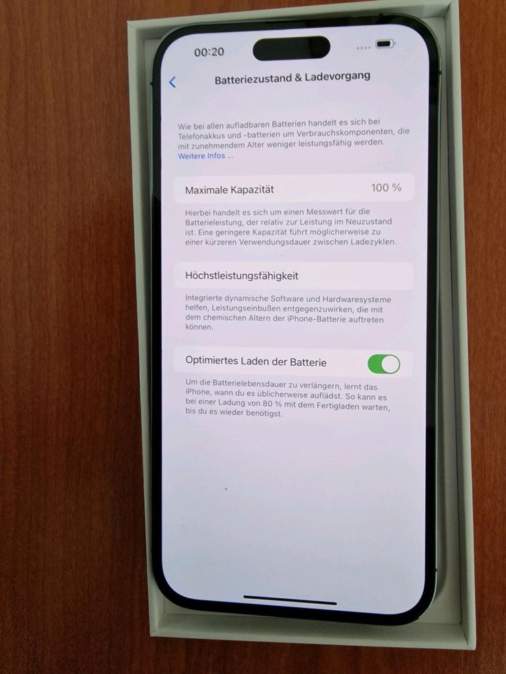 IPHONE 14 pro max 256gb Lila/silber 999€  neuwertig 5g ovp in Leipzig