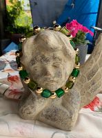 Schönes Murano Collier mit Grünen Glas Perlen +goldenen Perlen Nordrhein-Westfalen - Dülmen Vorschau