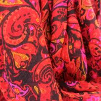 Chiffonrock Midi Paisley rot mit Schal Zero Baden-Württemberg - Böblingen Vorschau