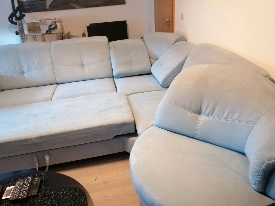Eckcouch/Sofa mit Schlaffunktion, Couchgarnitur in Pirmasens