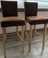 Zwei sehr gepflegte Barhocker Stühle in braun Dithmarschen - Heide Vorschau