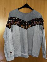 Superdry grauer Hoodie/Sweatshirt, mit hübscher Stickerei, Gr. 42 Bayern - Schwarzenbach a d Saale Vorschau
