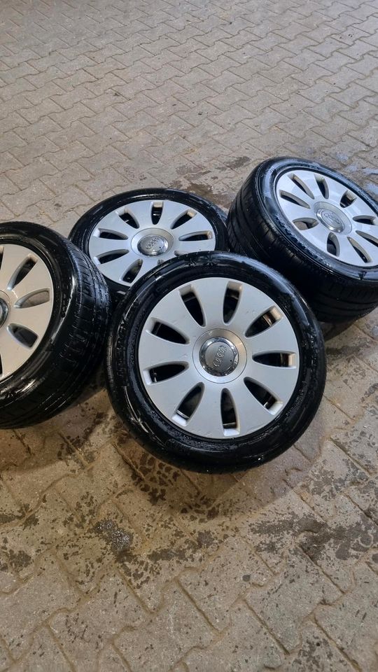 Sommerreifen 205/55 R16 mit Audi Alufelgen 5×112 in Lengerich