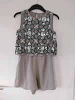 NEU Asos Jumpsuit 34 36 (UK8) Grau Pailletten Overall rückenfrei Niedersachsen - Jork Vorschau