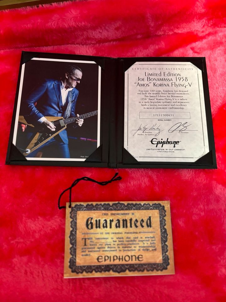 Epiphone Joe Bonamassa Flying V E-Gitarre in Schüttorf